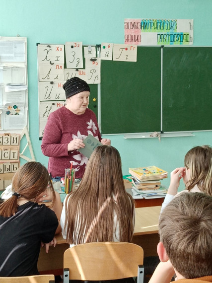 Встреча с ветераном педагогического труда Сорокиной М.И.
